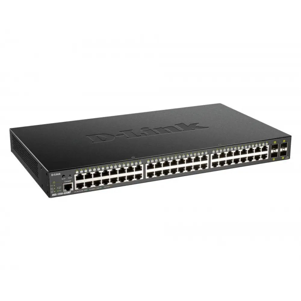 D-Link DGS-1250-52XMP/E Switch 48xG PoE+4x10G SFP+ - detalle