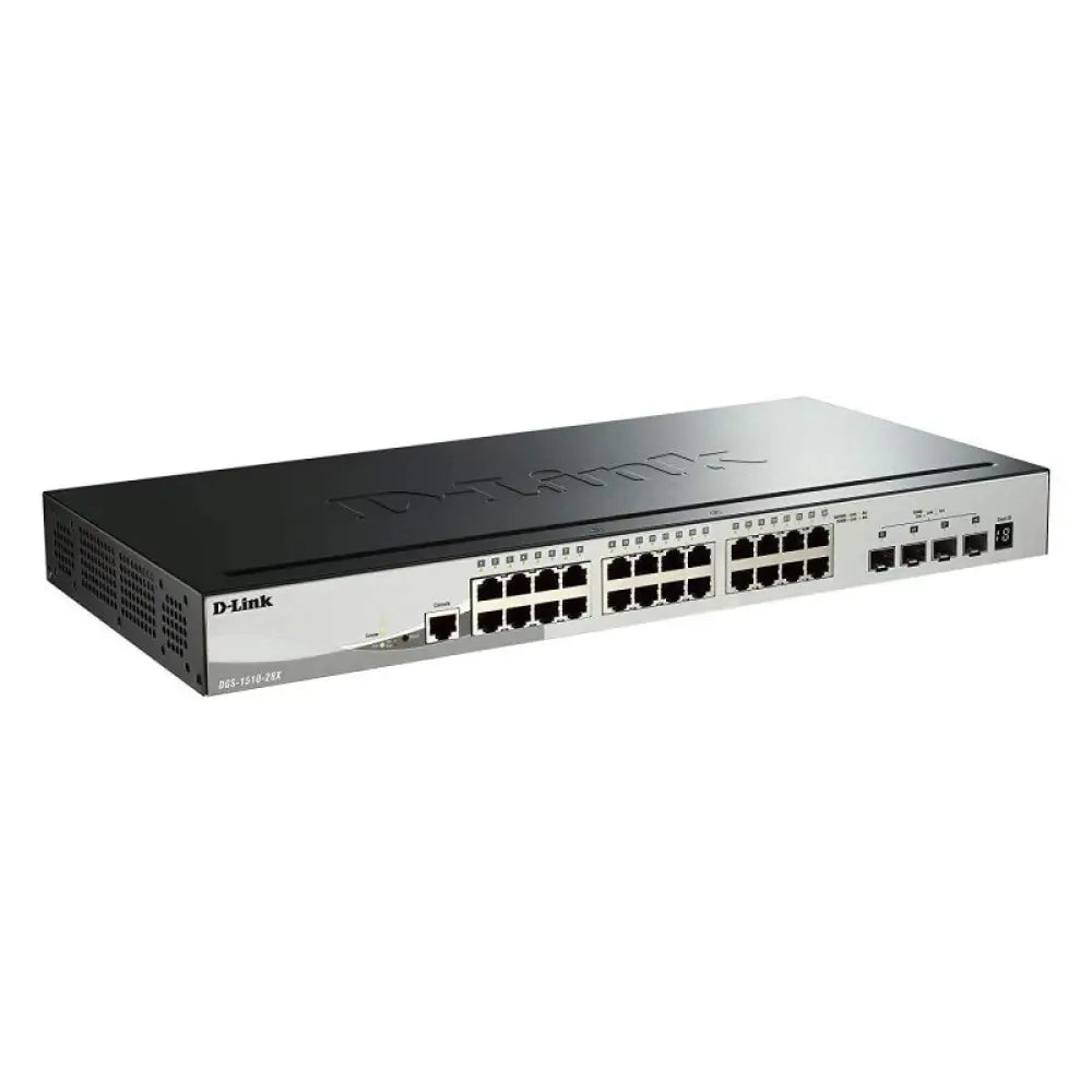 D-Link DGS-1510-28X/E Switch L2 24xGB 4x10Gb SFP+ - detalle