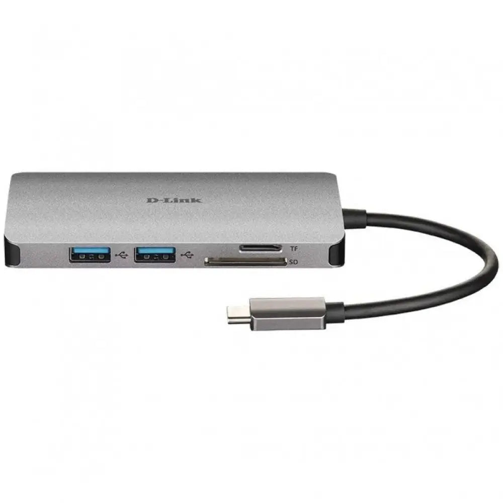D-Link DUB-M810 Hub USB-C 8 en 1 HDMI/Eth/CardRead - detalle