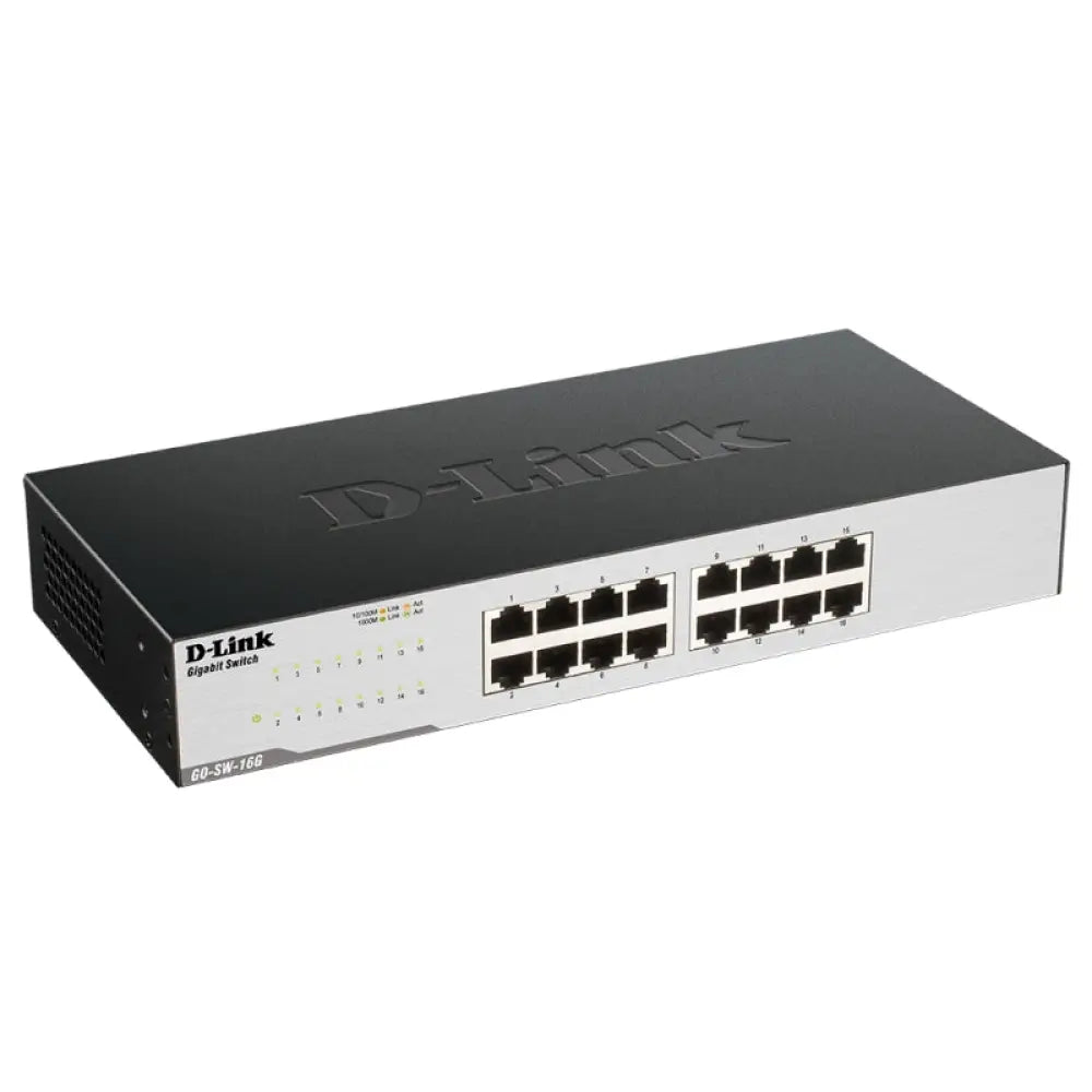 D-Link GO-SW-16G Switch 16xGB Metal - detalle