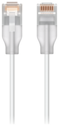 Ubiquiti UACC-Cable-Patch-EL-2M-W cable de red Translúcido. Blanco Cat6 Alrededor