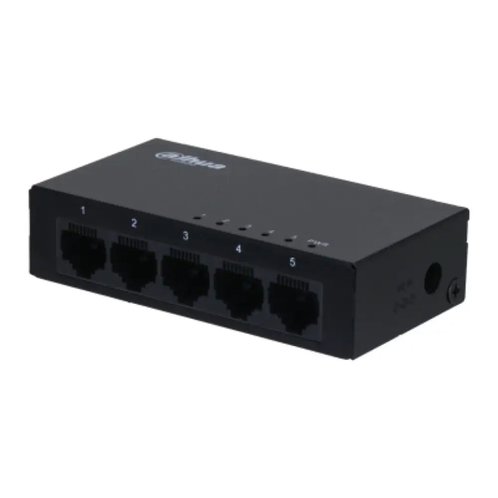 Dahua Technology DH-SG1005 switch No administrado L2 Gigabit Ethernet (10/100/1000) Negro - detalle