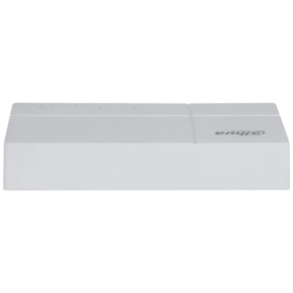 Dahua Technology PoE DH-SF1008 switch No administrado Fast Ethernet (10/100) Energía sobre Ethernet (PoE) Escritorio Gris claro - detalle