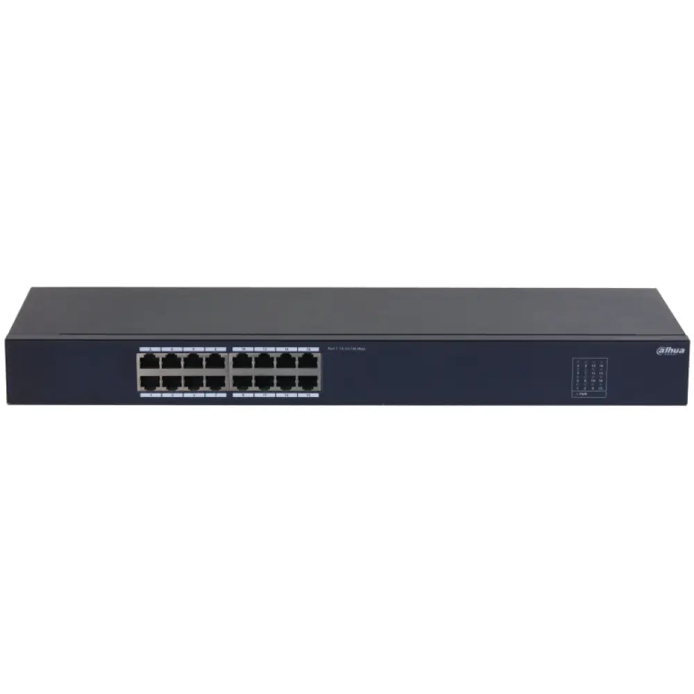 Dahua Technology SF1016 No administrado L2 Fast Ethernet (10/100) Negro - detalle
