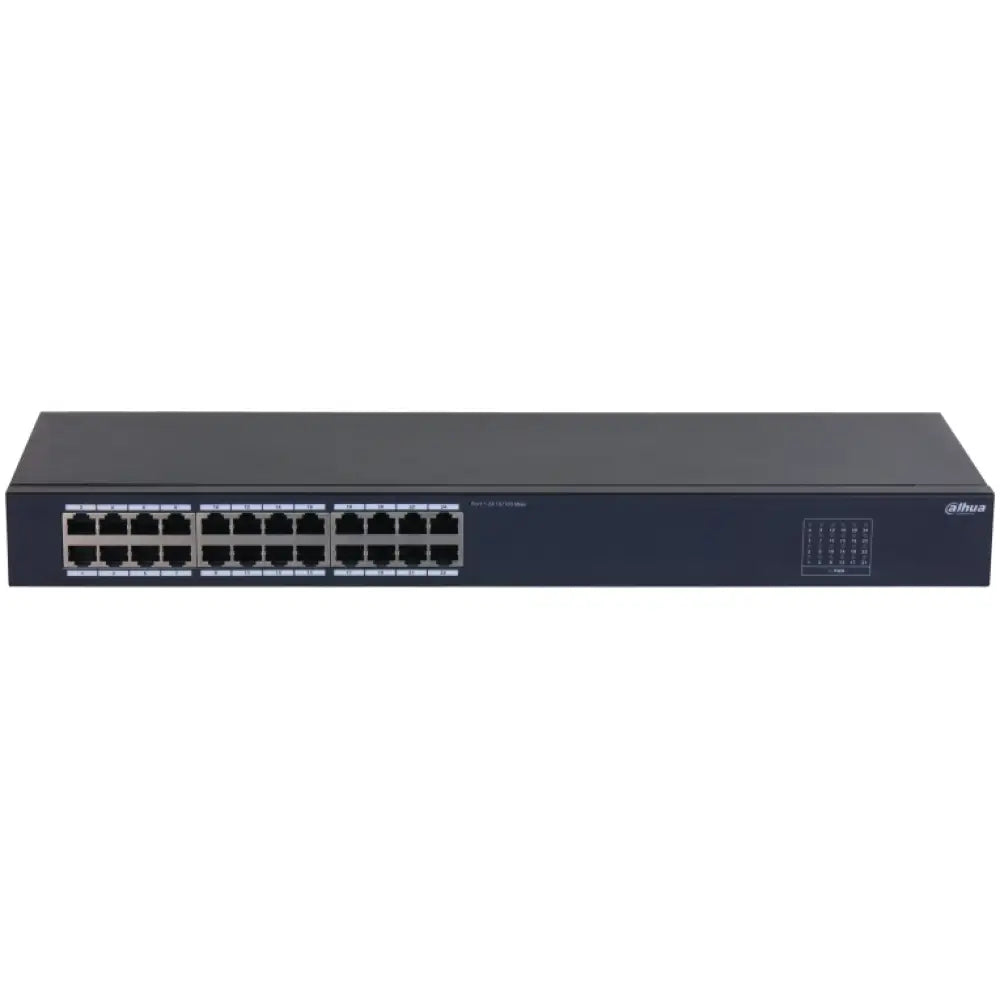Dahua Technology SF1024 No administrado L2 Fast Ethernet (10/100) Negro - detalle