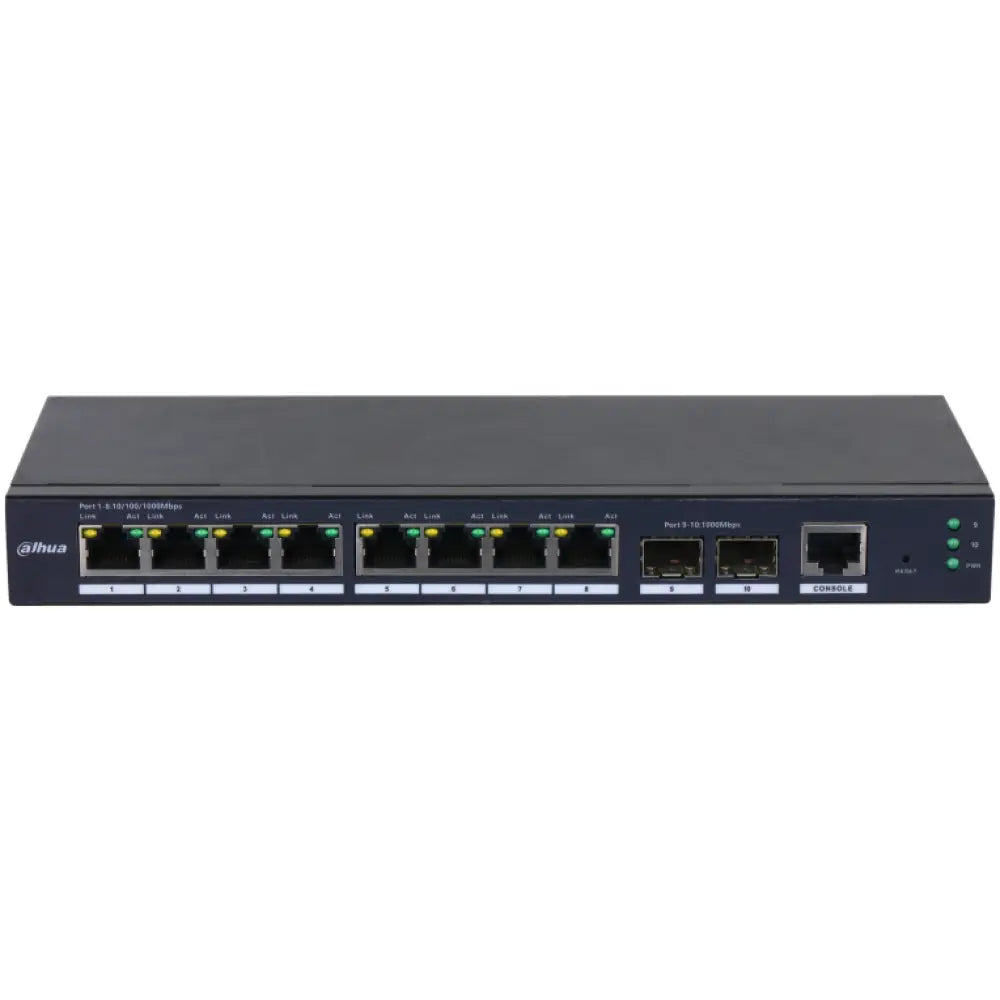 Dahua Technology SG4010-2F Gestionado L2 Gigabit Ethernet (10/100/1000) Negro - detalle