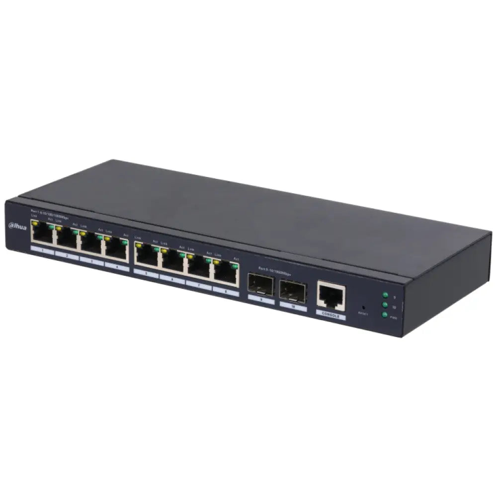 Dahua Technology SG4010-2F Gestionado L2 Gigabit Ethernet (10/100/1000) Negro - detalle