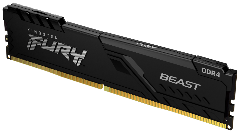 DDR4 KINGSTON 16GB 3200 FURY BEAST NEGRO - detalle