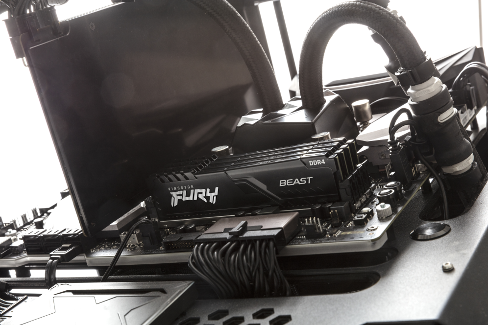 DDR4 KINGSTON 32GB 3200 FURY BEAST NEGRO - detalle