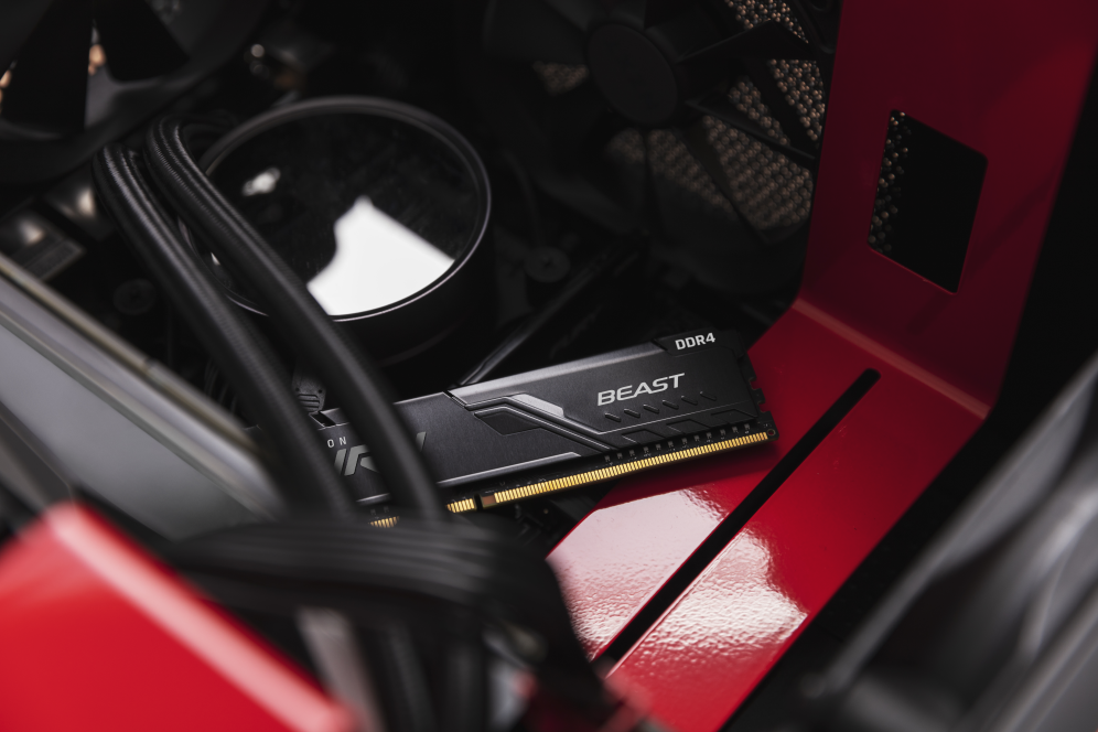 DDR4 KINGSTON 32GB 3200 FURY BEAST NEGRO - detalle