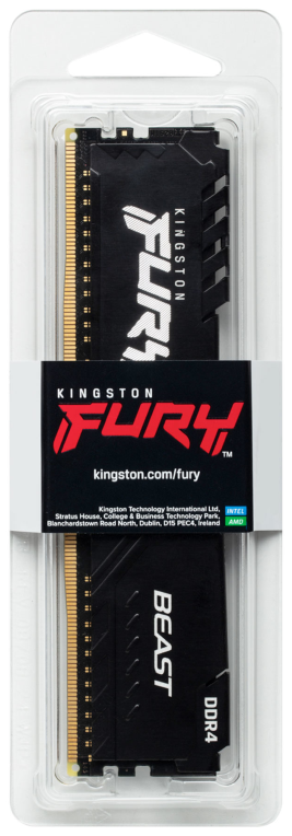 DDR4 KINGSTON 32GB 3200 FURY BEAST NEGRO - detalle