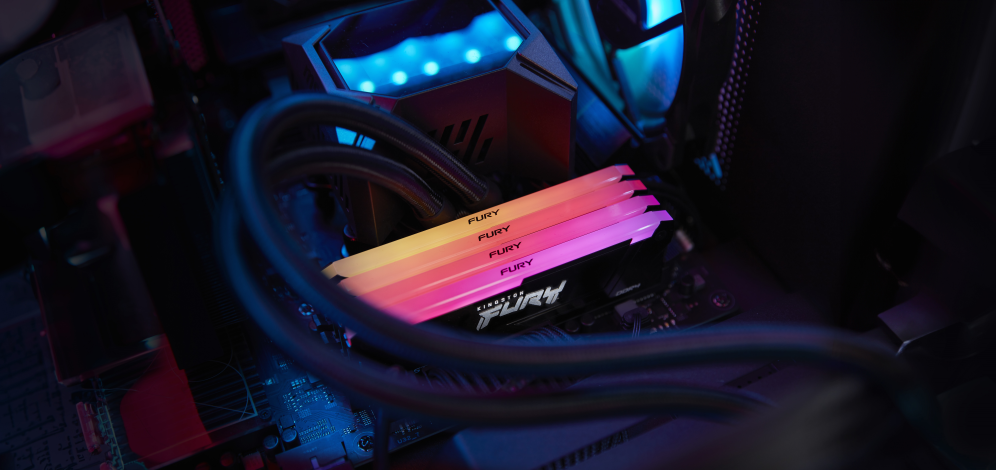 DDR4 KINGSTON 8GB 3200 FURY BEAST RGB - detalle