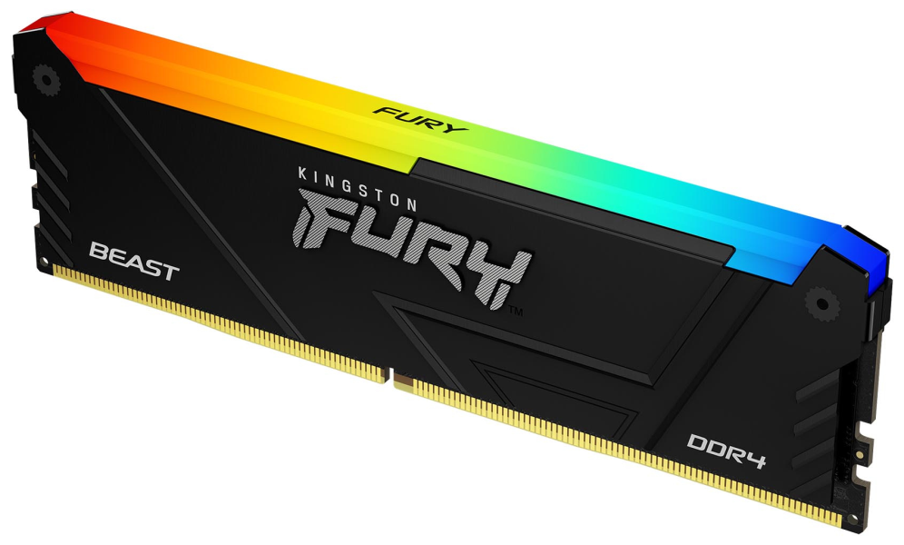 DDR4 KINGSTON FURY BEAST 16GB 3200 RGB - detalle