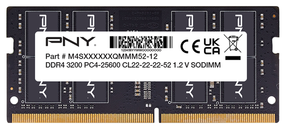 DDR4 SODIMM PNY 16GB CL22 3200