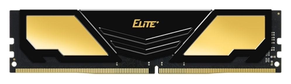 DDR4 TEAMGROUP ELITE HEATSINK 16GB 3200 NEGRO / DORADO