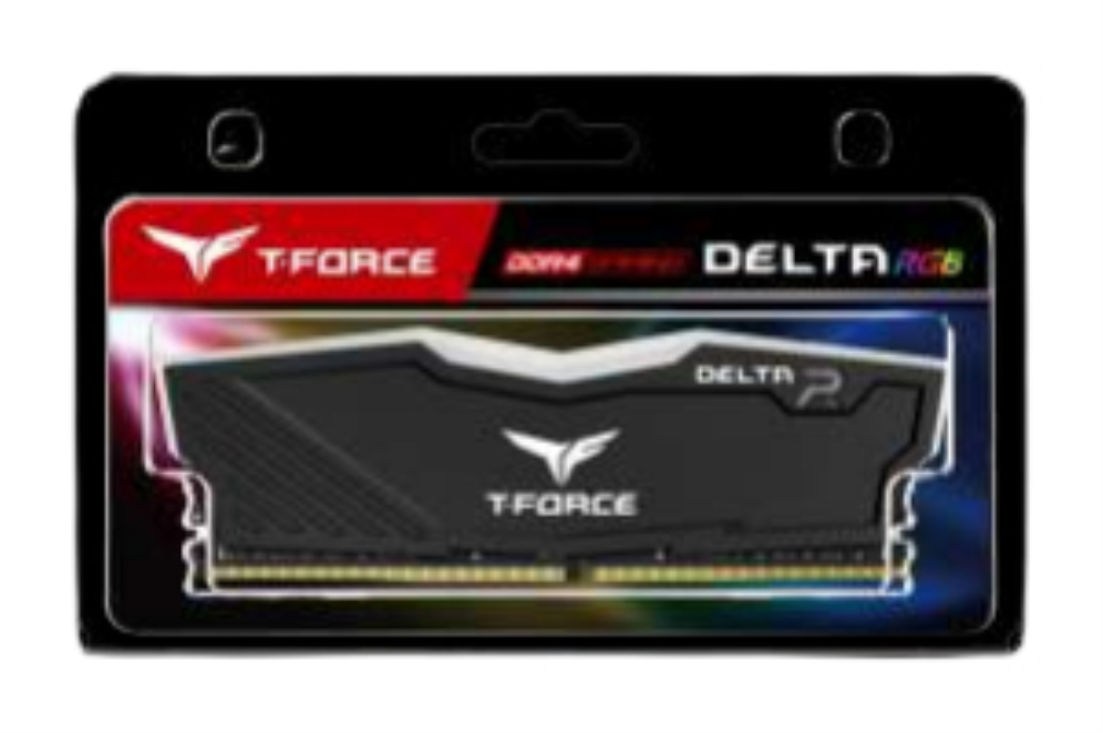 DDR4 TEAMGROUP T-FORCE DELTA RGB 16GB X1 3200 NEGRO