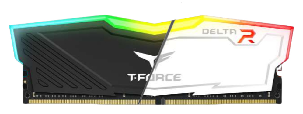DDR4 TEAMGROUP T-FORCE DELTA RGB 16GB X1 3200 NEGRO - detalle