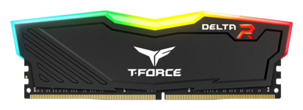 DDR4 TEAMGROUP T-FORCE DELTA RGB 8GB X2 3200 NEGRO