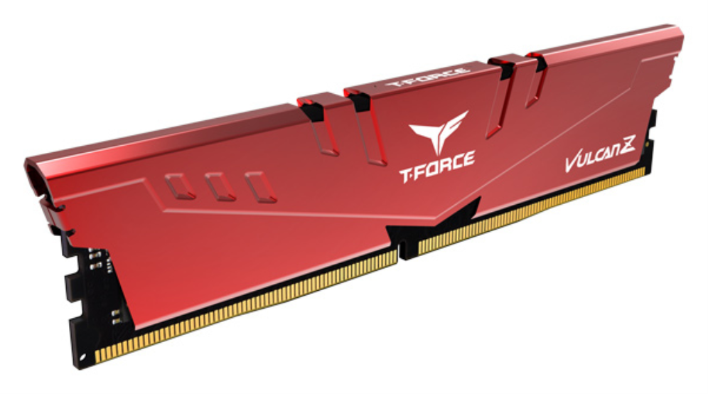 DDR4 TEAMGROUP T-FORCE VULCAN Z 8GB 3200 RED CL16-18-18-38 1.35V - detalle