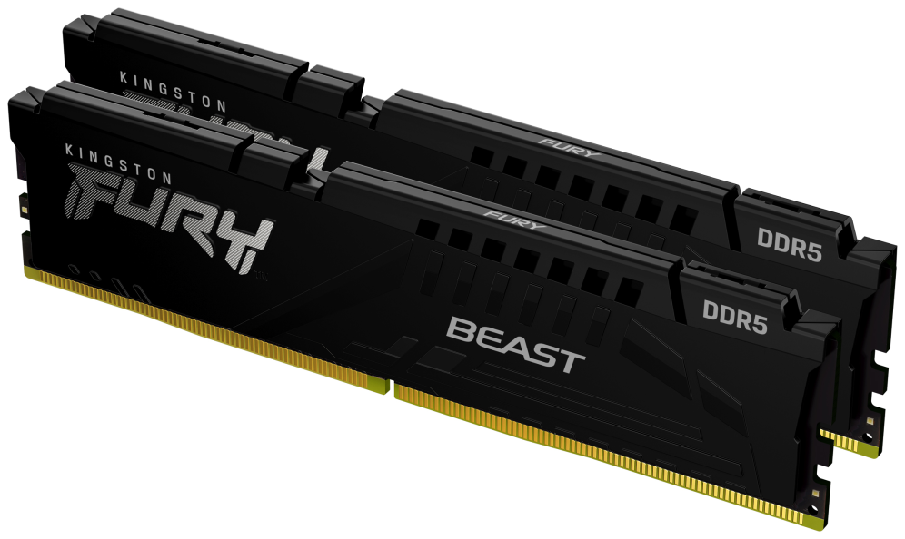 Kingston Technology FURY Beast 64GB 6000MT/s DDR5 CL36 DIMM (Kit de 2) Black EXPO
