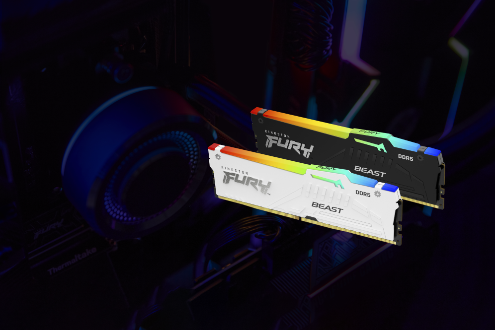 DDR5 KINGSTON 32GB 6000 FURY BEAST RGB - detalle