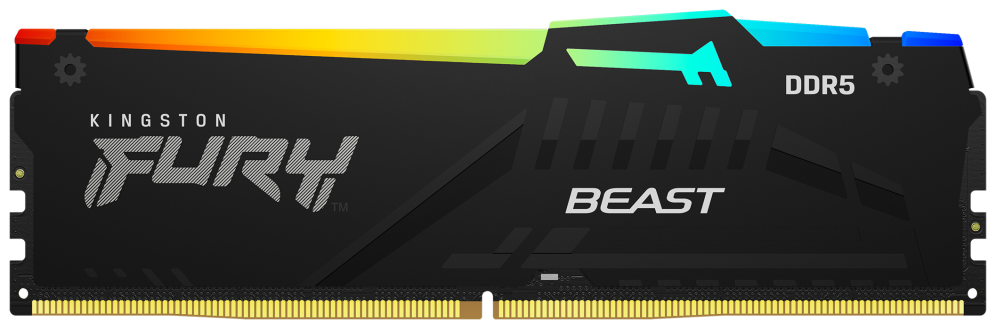 DDR5 KINGSTON 32GB 6000 FURY BEAST RGB - detalle