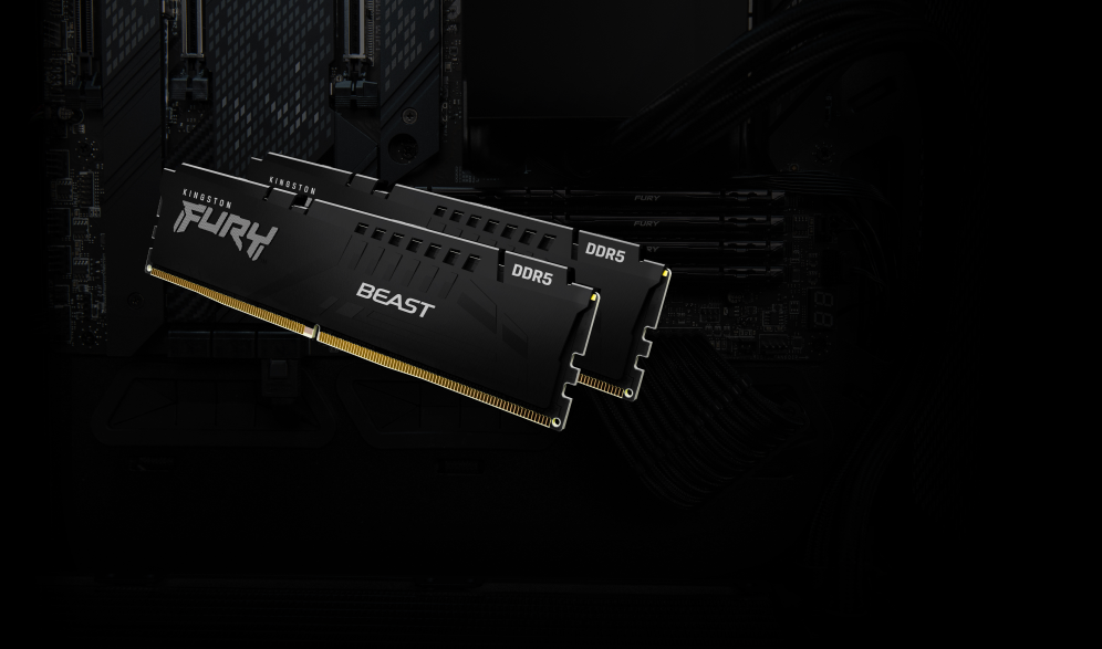 DDR5 KINGSTON FURY BEAST 16GB 5600 NEGRO - detalle