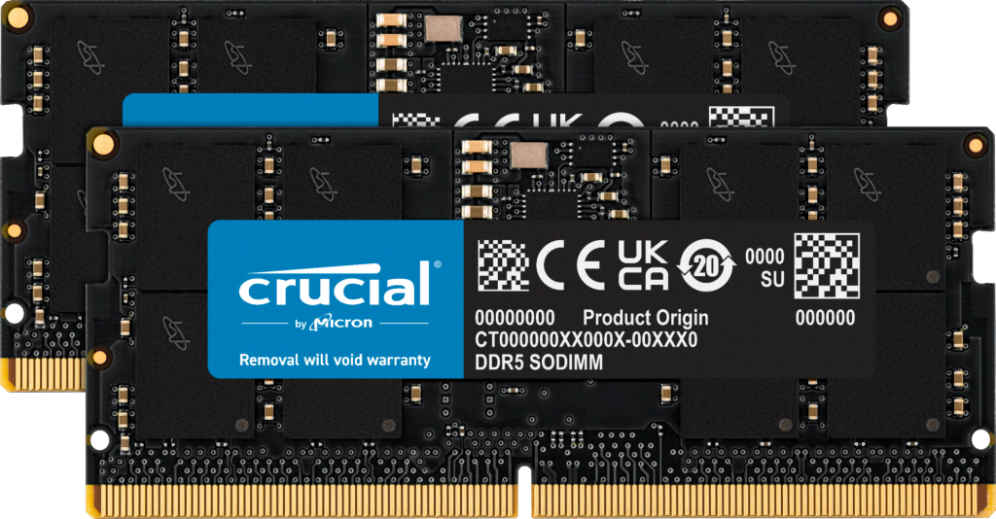 DDR5 SODIMM CRUCIAL 2x 16GB 4800