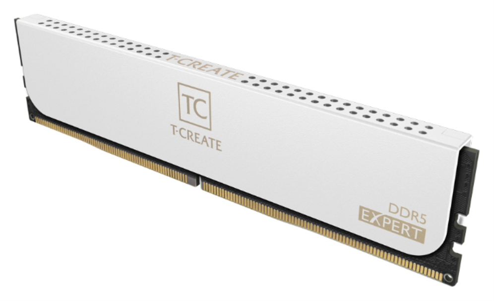 DDR5 TEAMGROUP T-CREATE EXPERT RGB 16GB X2 6000 BLANCO - detalle