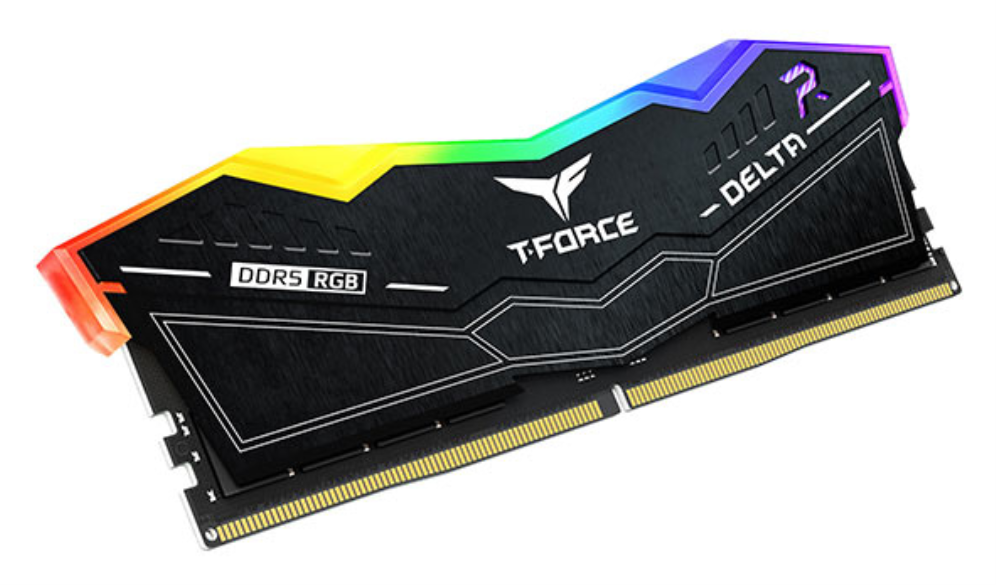 DDR5 TEAMGROUP T-FORCE DELTA RGB 16GB X2 6000 BLANCO - detalle