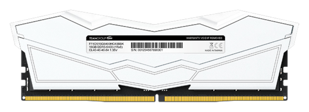 DDR5 TEAMGROUP T-FORCE DELTA RGB 16GB X2 6000 BLANCO - detalle