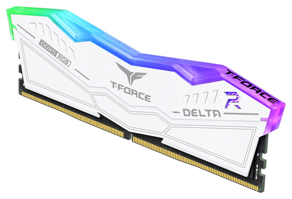 DDR5 TEAMGROUP T-FORCE DELTA RGB 16GB X2 6000 BLANCO