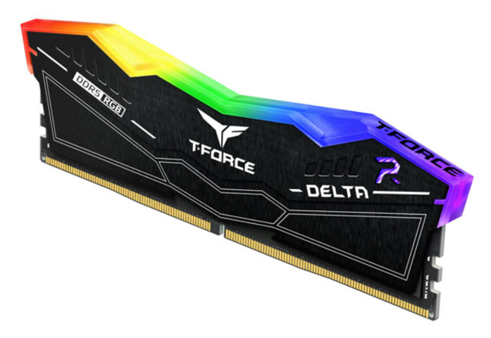 DDR5 TEAMGROUP T-FORCE DELTA RGB 16GB X2 6000 BLANCO - detalle