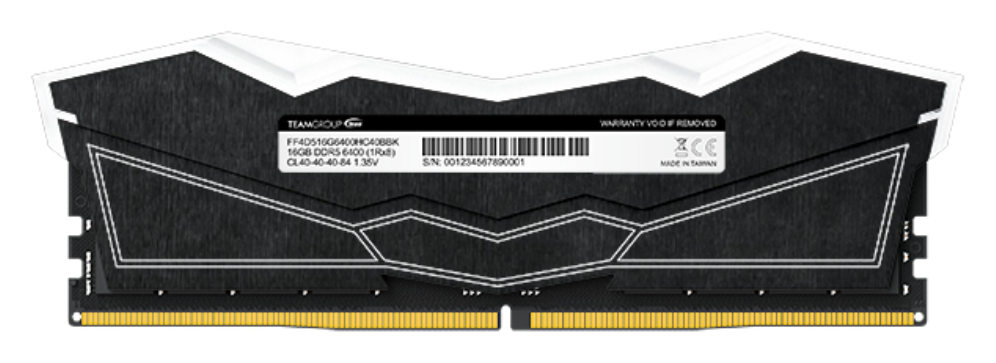 DDR5 TEAMGROUP T-FORCE DELTA RGB 16GB X2 6000 BLANCO - detalle