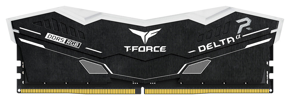 DDR5 TEAMGROUP T-FORCE DELTA RGB 16GB X2 6000 NEGRO CL30-39-39-76 1.4V - detalle