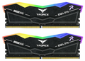 DDR5 TEAMGROUP T-FORCE DELTA RGB 16GB X2 6400 NEGRO