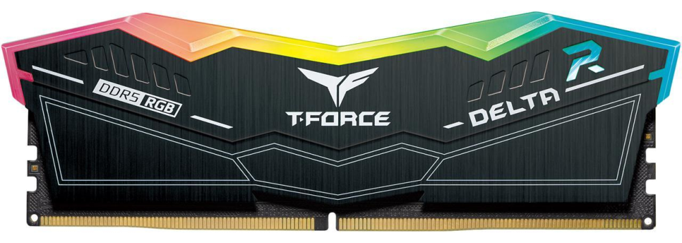 DDR5 TEAMGROUP T-FORCE DELTA RGB 16GB X2 7200 NEGRO - detalle