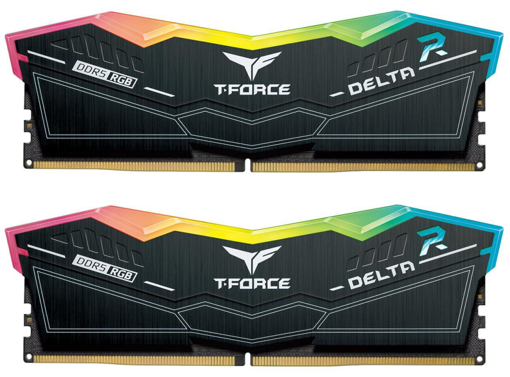 DDR5 TEAMGROUP T-FORCE DELTA RGB 16GB X2 7200 NEGRO