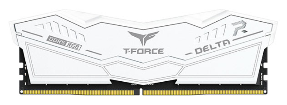 DDR5 TEAMGROUP T-FORCE DELTA RGB 32GB X2 6000 BLANCO - detalle