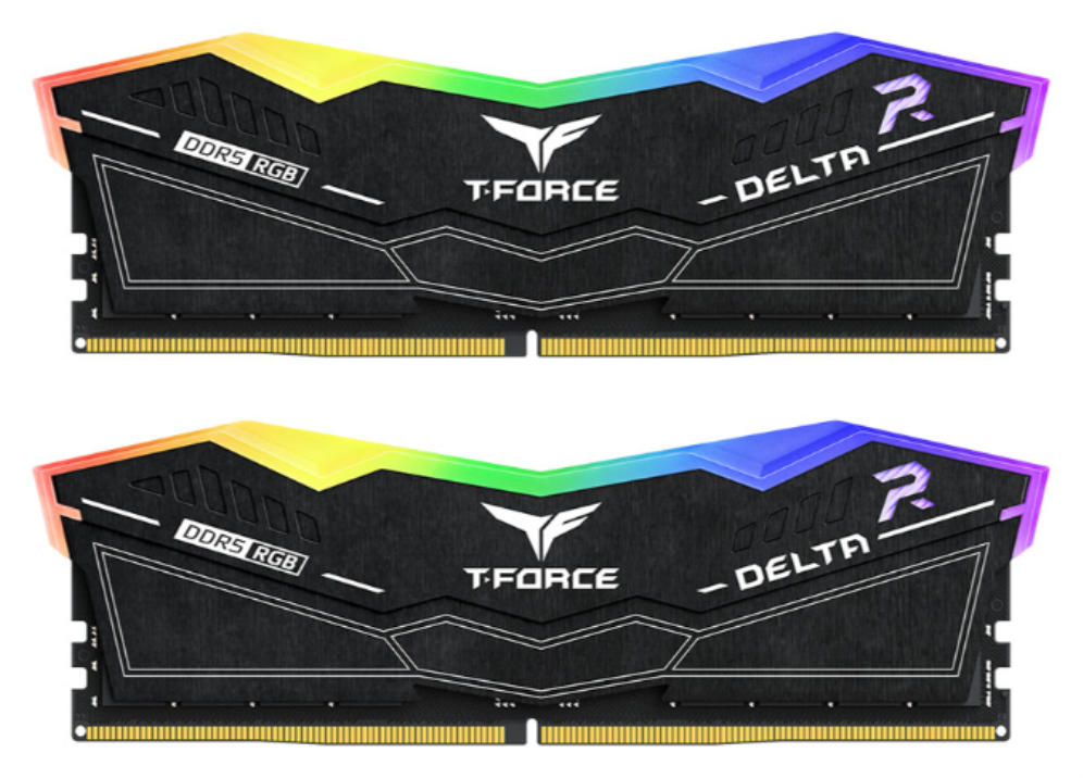 DDR5 TEAMGROUP T-FORCE DELTA RGB 8GB X2 6000 NEGRO