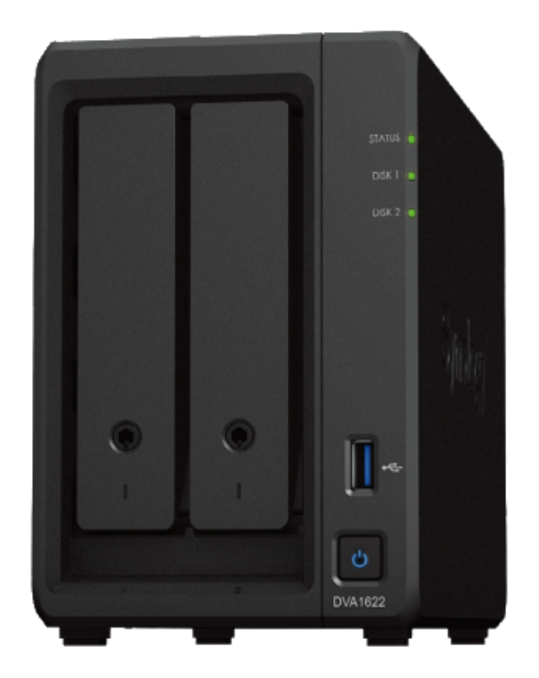 DEEP LEARNING SYNOLOGY NVR DVA1622 STANDALONE NVR 16 CANALES