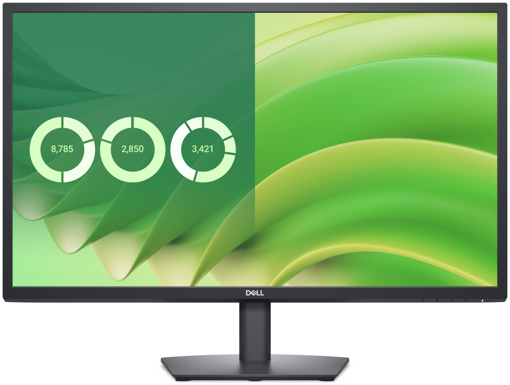 DELL MONITOR E-SERIE E2725H 27",NO REGULABLE,VGA,DP,3 AÑOS,NEGRO