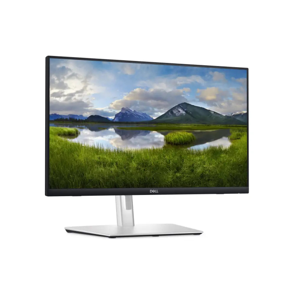 Monitor LED DELL P2424HT de 23.8 pulgadas con pantalla táctil Full HD en negro y plata, resolución 1920x1080 para PC.