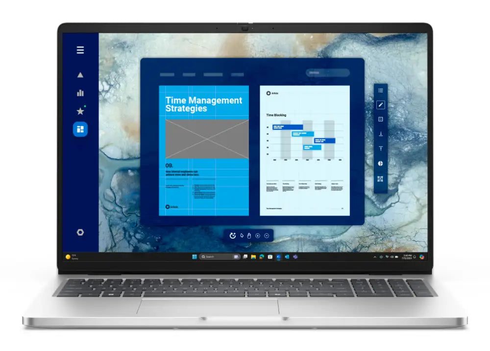 DELL Pro 16 PC16250 Intel Core Ultra 5 235U Portátil 40.6 cm (16") Full HD+ 16 GB DDR5-SDRAM 512 GB SSD Wi-Fi 6E (802.11ax) Windows 11 Pro Español Platino - detalle