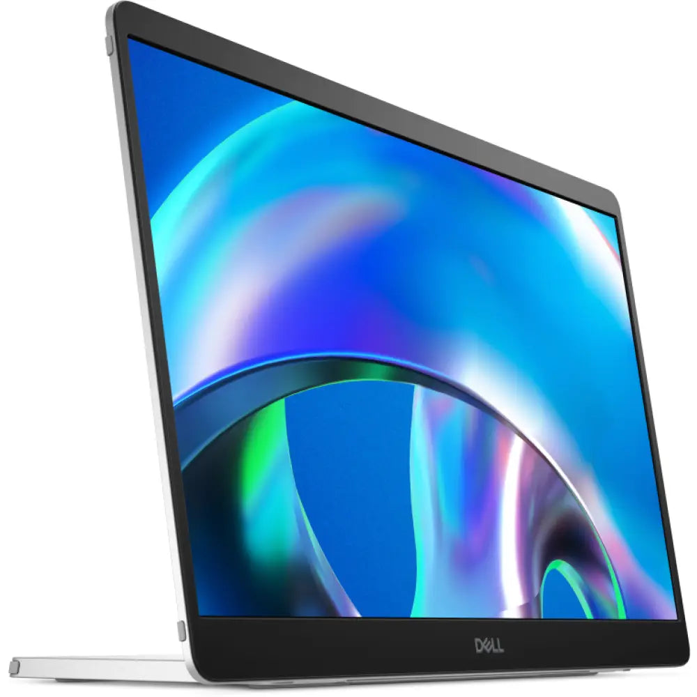 Monitor LED Dell Pro Plus P1425 de 14 pulgadas con pantalla WUXGA 1920x1200 en acabado plateado, para PC.