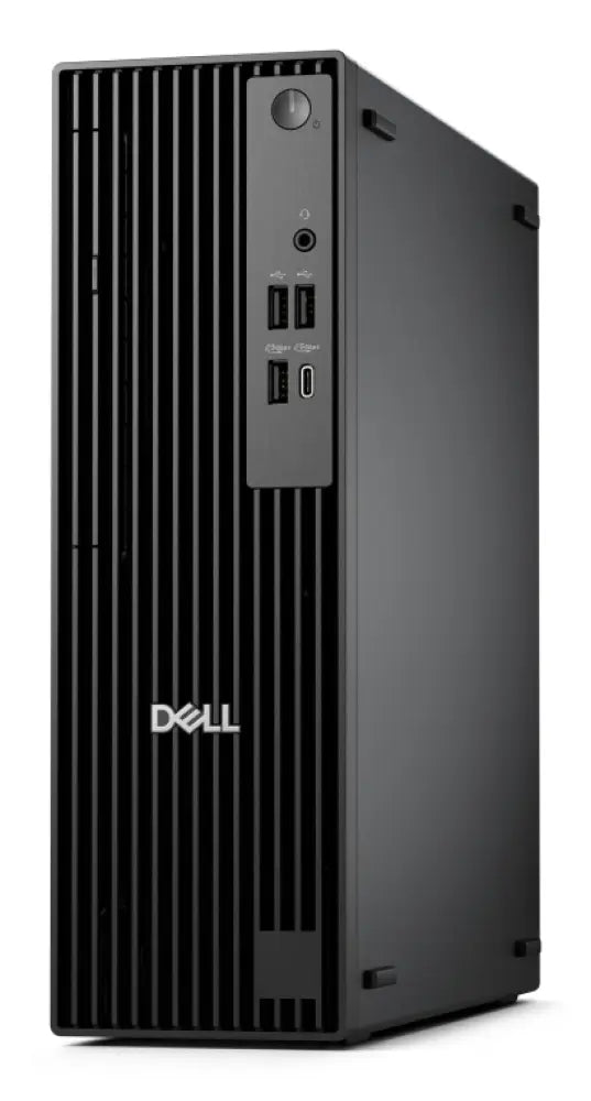 PC de sobremesa Dell Pro QCS1250 con procesador Intel Core Ultra 5, 16 GB DDR5, 512 GB SSD y Windows 11 Pro en color negro.
