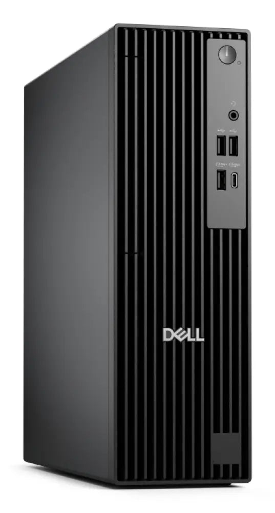 Computadora sobremesa Dell Pro QCS1250 con procesador Intel Core i7, 16 GB DDR5, 512 GB SSD en color negro.