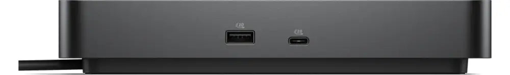 Replicador de puertos DELL Pro Thunderbolt 4 SD25TB4 en color negro conectado a un portátil.