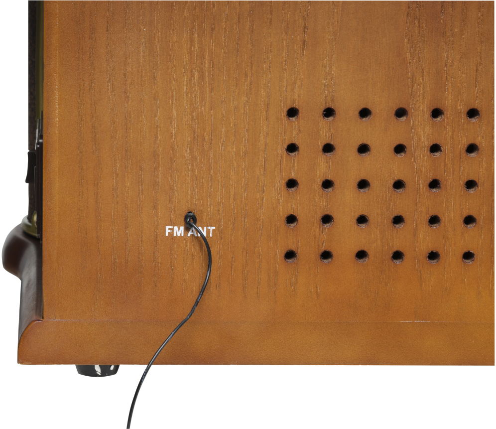 DENVER GIRAD RETRO 33 A 78 RPMFM CD USB CASSETTE ALTAVOCES - detalle