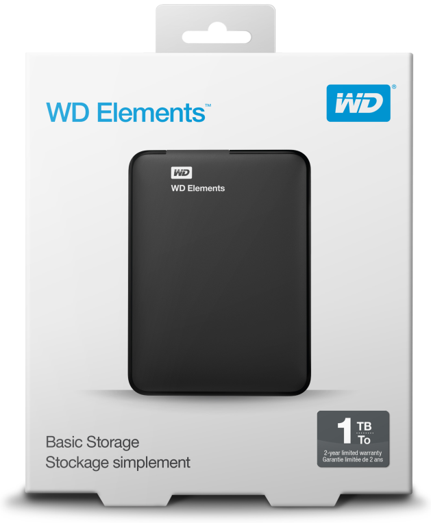 DISCO DURO EXT 2.5" WD 1TB ELEMENTS 3.0 NEGRO - detalle